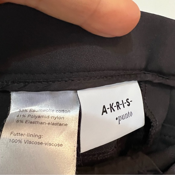 Akris punto slim fit slightly cropped dress pant, size S excellent condition - Picture 8 of 9